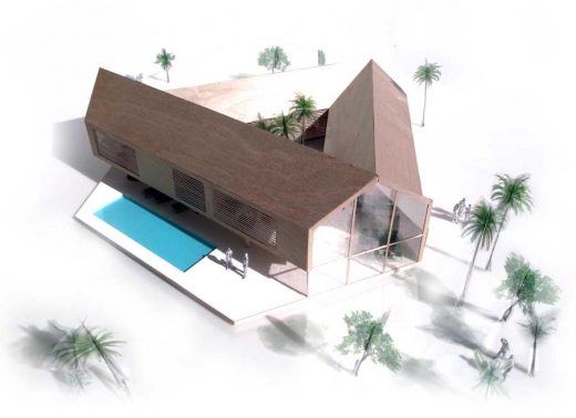 Triangular House Ecuador home design