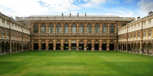 Wren Library at Nevile's Court of Trinity College, Cambridge University