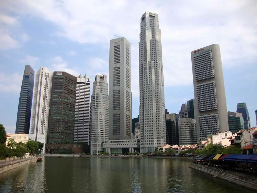 UOB Plaza One - Kenzo Tange Singapore Skyscraper