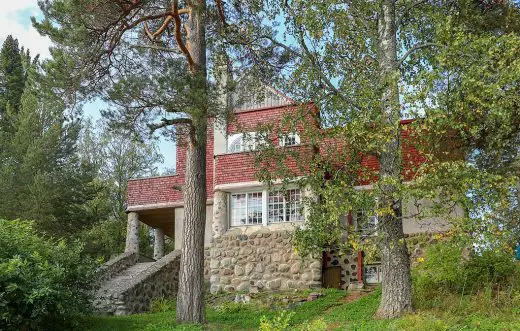 Winters villa in Sortavala Finland by Eliel Saarinen Architect