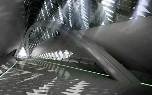 Zaha Hadid Zaragoza Bridge Design