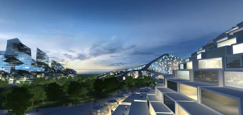 Zira Island Azerbaijan Buildings