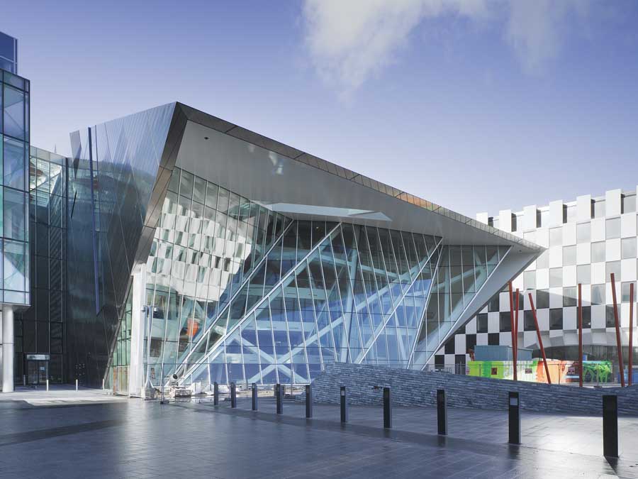Grand Canal Square Theatre Dublin design by The Arts Team RHWL
