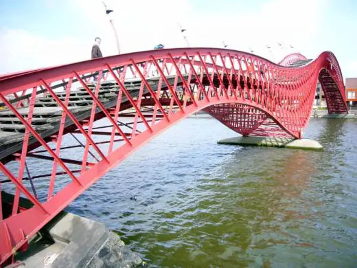 Borneo Sporenburg Bridges Amsterdam canal