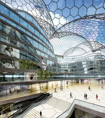 Chongqing New World Shopping Center building interior