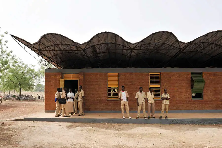 Gando primary school building in Burkina Faso design by Diébédo Francis Kéré