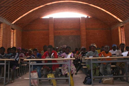 Gando primary school building extension in Burkina Faso designed by Diébédo Francis Kéré