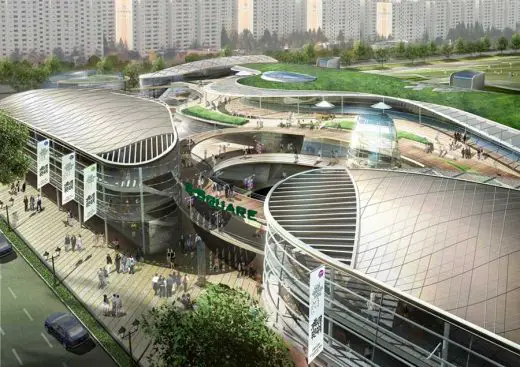 Garak Market Redevelopment, Seoul buildings design