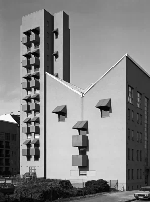 Kreuzberg Tower Berlin: John Hejduk building