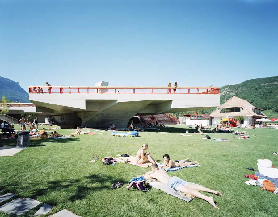 Lakeside Bath Caldaro, Austria, Kaltern Building