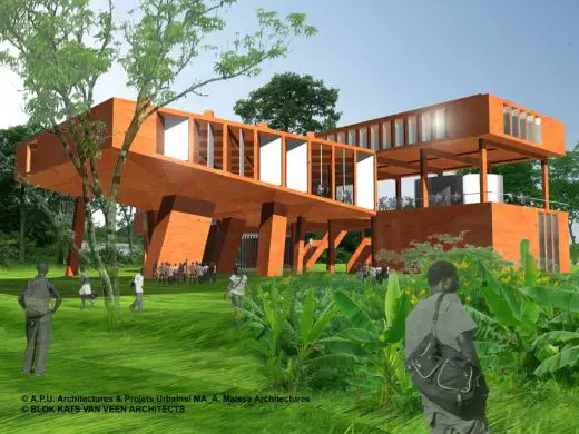 Mouila University Gabon building design