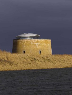 Martello Tower Y building design by Piercy Conner Architects