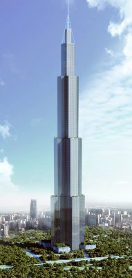 Sky City Tower Changsha building China