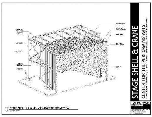 Stage Shell Francis Marion University design