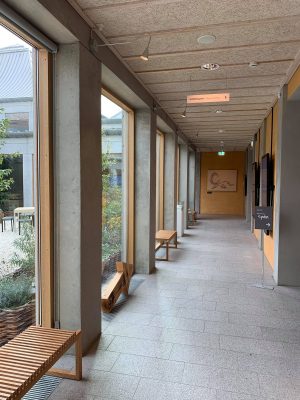 Utzon Center Aalborg building colonnade