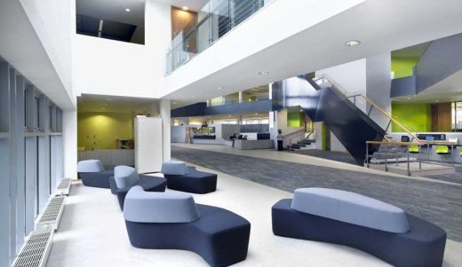 Clare County Council Ennis Headquarters building atrium interior