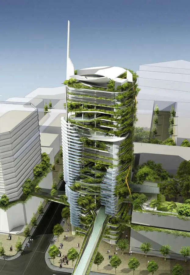 EDITT Tower Singapore: Ecological Design - e-architect