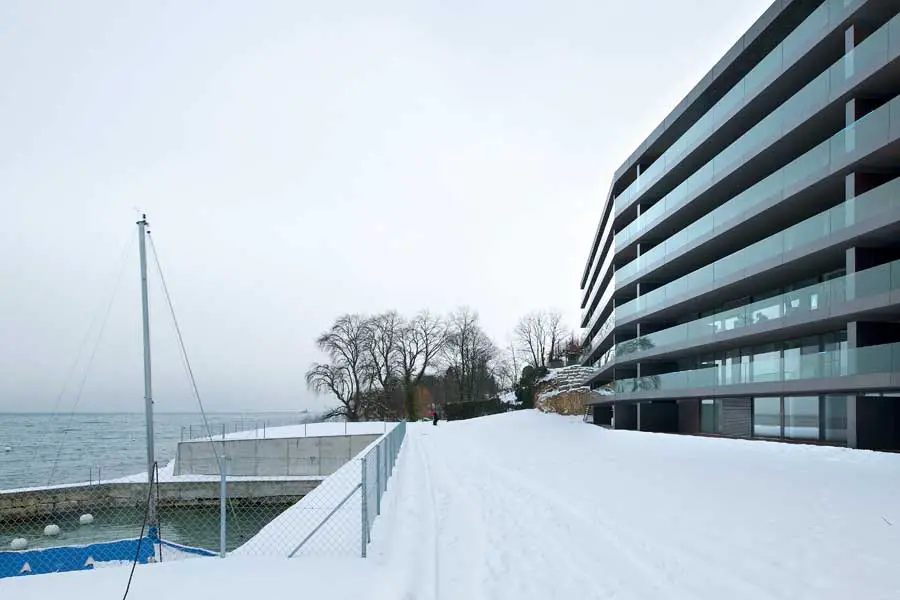 Gorgier-Chez-le-Bart, Swiss lakefront apartments