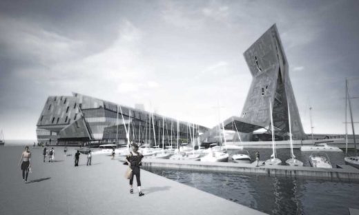 World Sustainability Centre Holland Afsluitdijk Building, Netherlands design by Studio Shift Architects