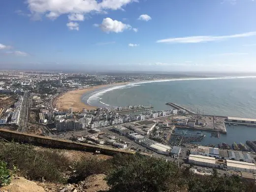 Bay of Agadir, Morocco - site for Robinson Mccoll Architects project