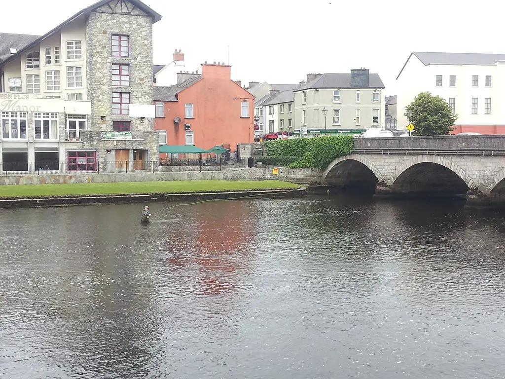 River Moy at Ballina, Mayo fishing