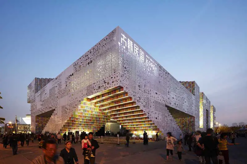 Shanghai Expo 2010 Korean Pavilion building