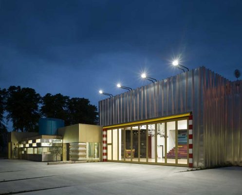 Carnival Arts Centre Luton building design by Ash Sakula Architects