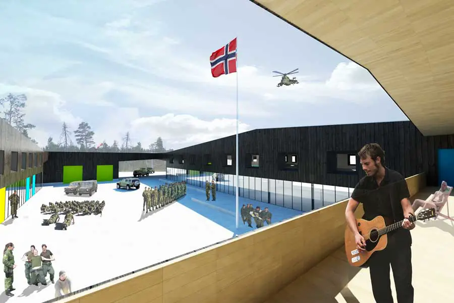 Military Base Norway - Norwegian Border Station