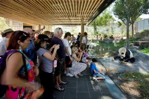 Adelaide Zoo Giant Panda Forest visitors