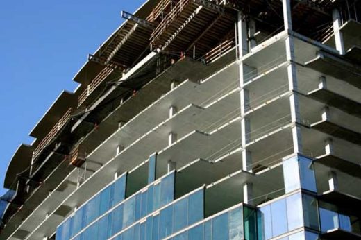 Middle East glass facades: building facade glazing construction