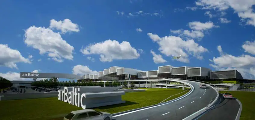 AirBaltic Terminal Riga, Latvian Building