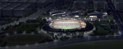 Datong Sports Park, China stadium building design
