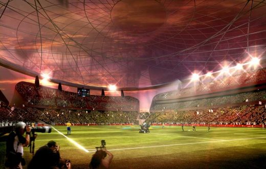 Lusail Iconic Stadium Qatar Foster + Partners design
