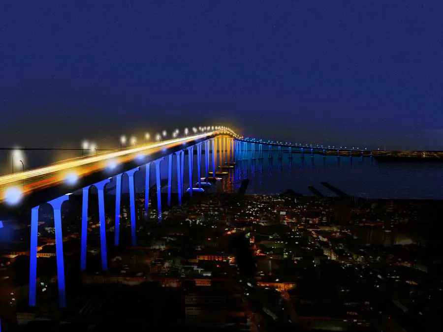San Diego Bridge California lighting design