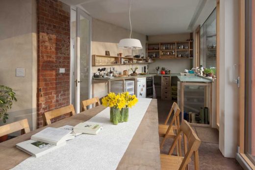 Zero Carbon House Birmingham kitchen interior