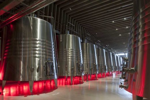 Faustino Winery Ribera del Duero Spain building