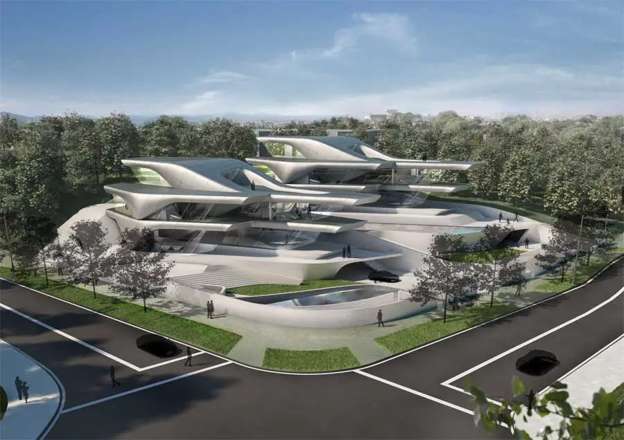 Nassim Villas Singapore Luxury houses by Zaha Hadid Architects