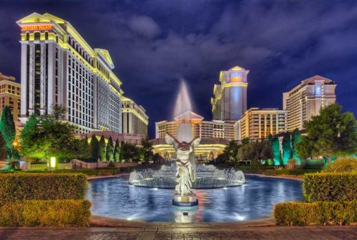 Caesars Palace with Fountain Las Vegas