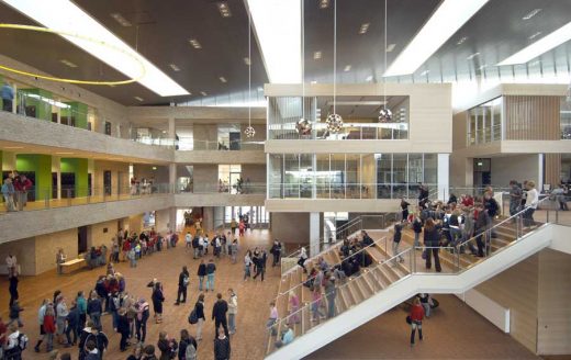 A P Møller School building foyer interior