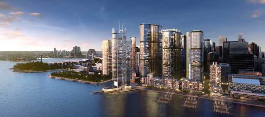 Barangaroo Office Towers - Sydney Waterfront Buildings