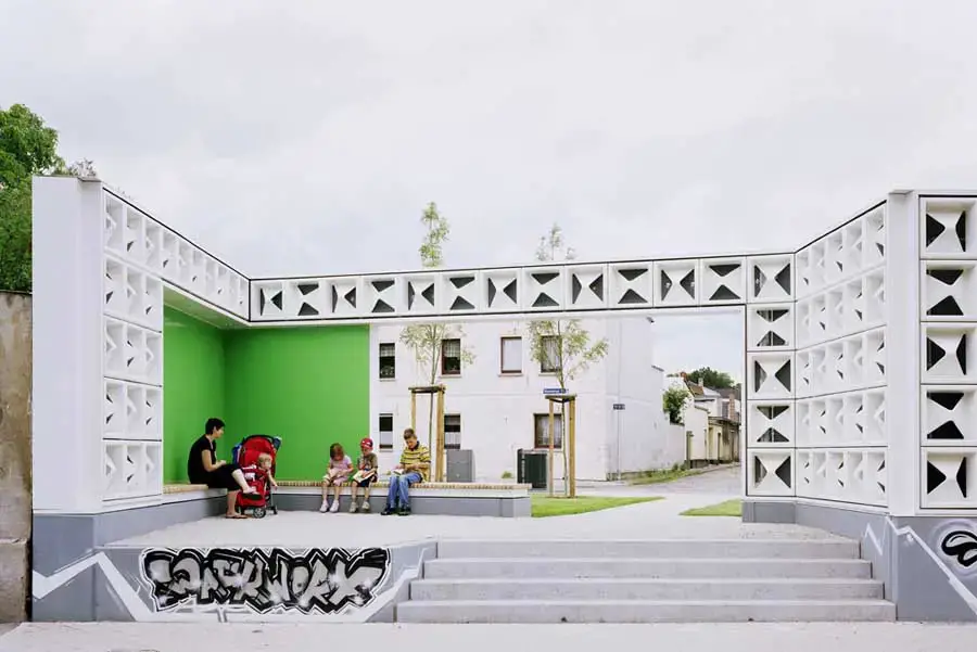 Open-Air-Library Magdeburg Building