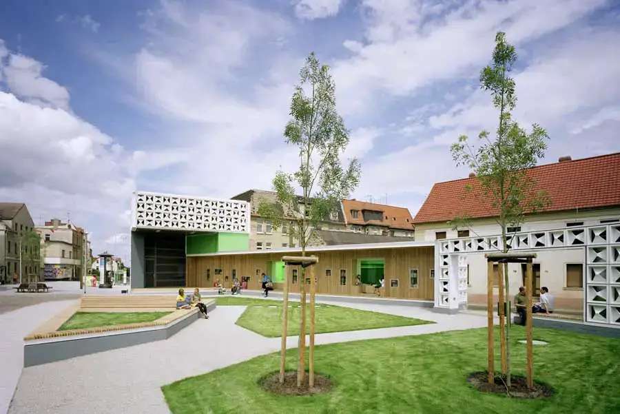 Open-Air-Library Magdeburg Building