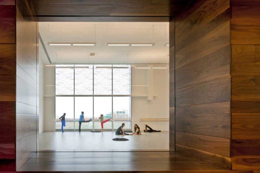 Houston Ballet Center for Dance building interior