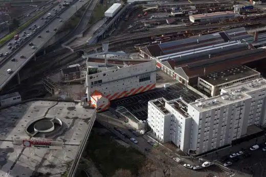 RATP Formation Center Paris helicopter building