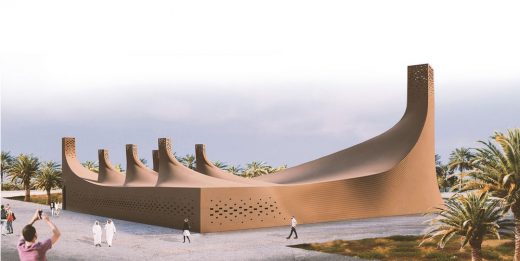 Barjeel Museum for Modern Arab Art, Sharjah - futuristic living space creation design