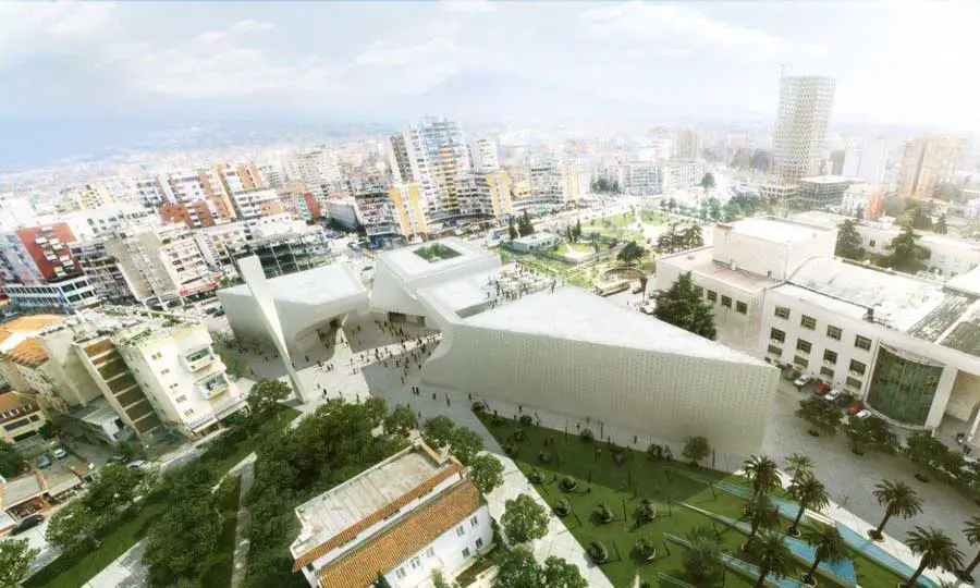 Cultural Centre Albania - Mosque Complex by BIG