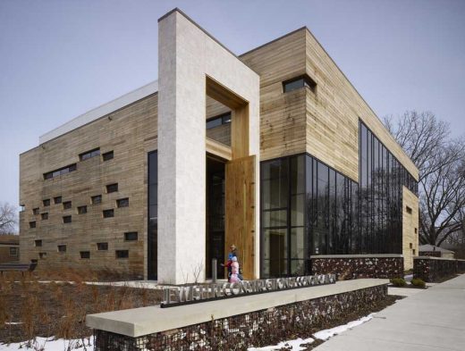 Jewish Reconstructionist Congregation Synagogue Evanston - Illinois Architecture