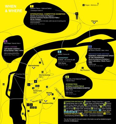 Prague Quadrennial Czech architecture event map