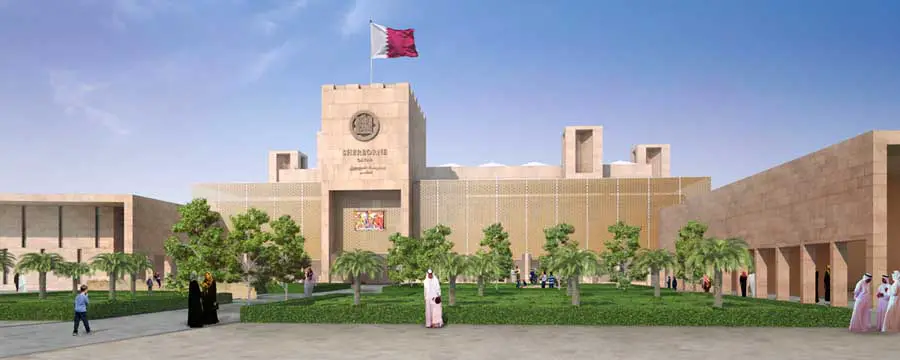 Sherborne Qatar School building design