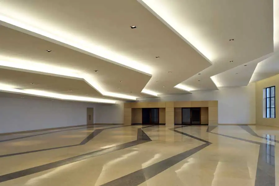 Chettinad Health City Auditorium India interior